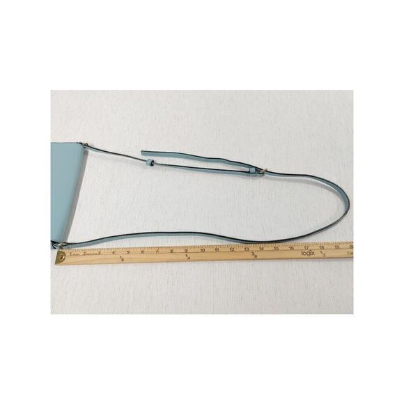 Kate Spade Monday Crossbody Bag Blue Leather Envelope - Picture 14 of 16